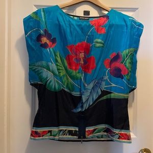 Tropical Emporio Armani Silk top